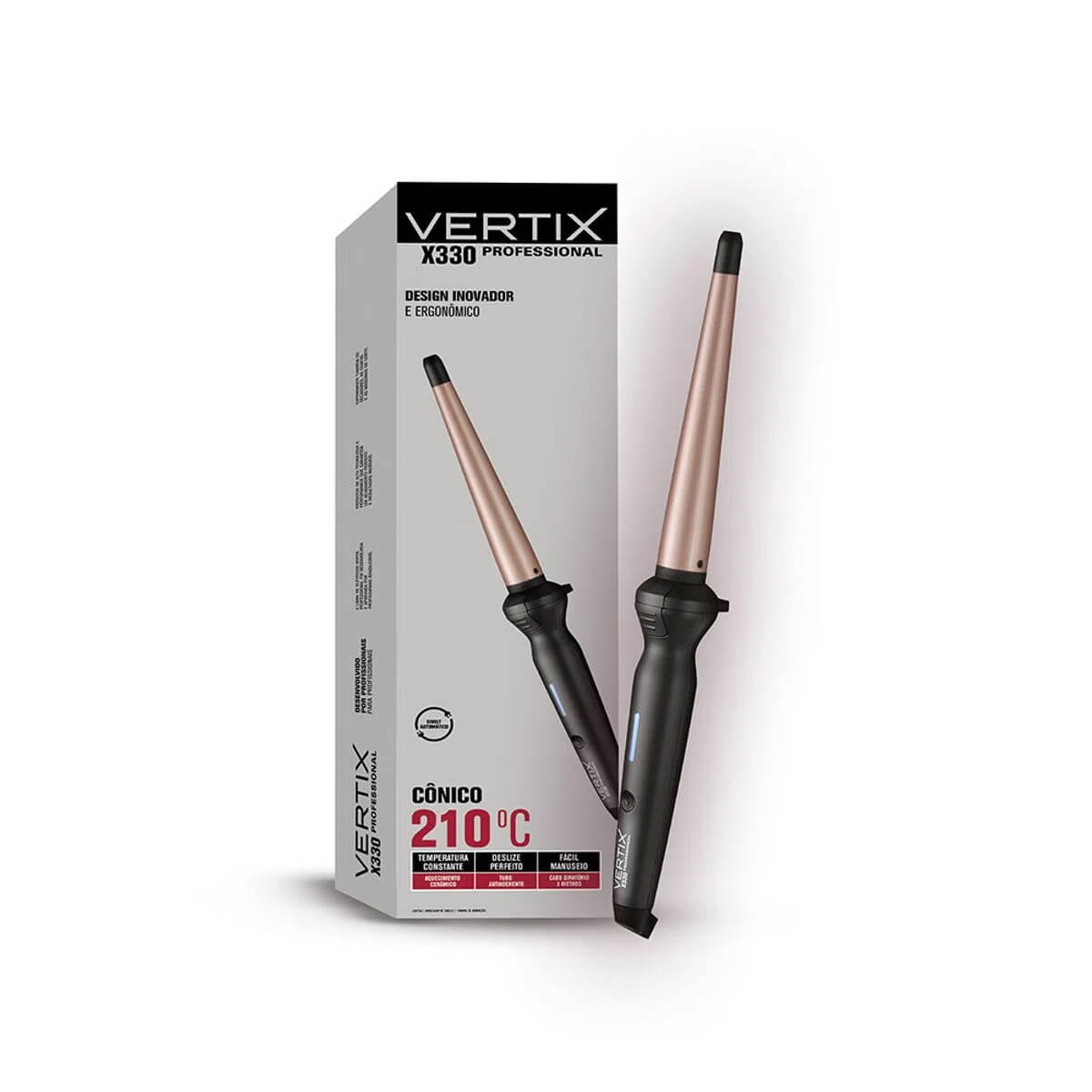Modelador Vertix X330 Cônico 25mm – Cachos Naturais