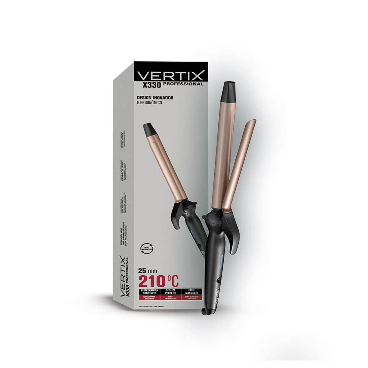Modelador Vertix X330 25mm x 170mm – Cachos Naturais