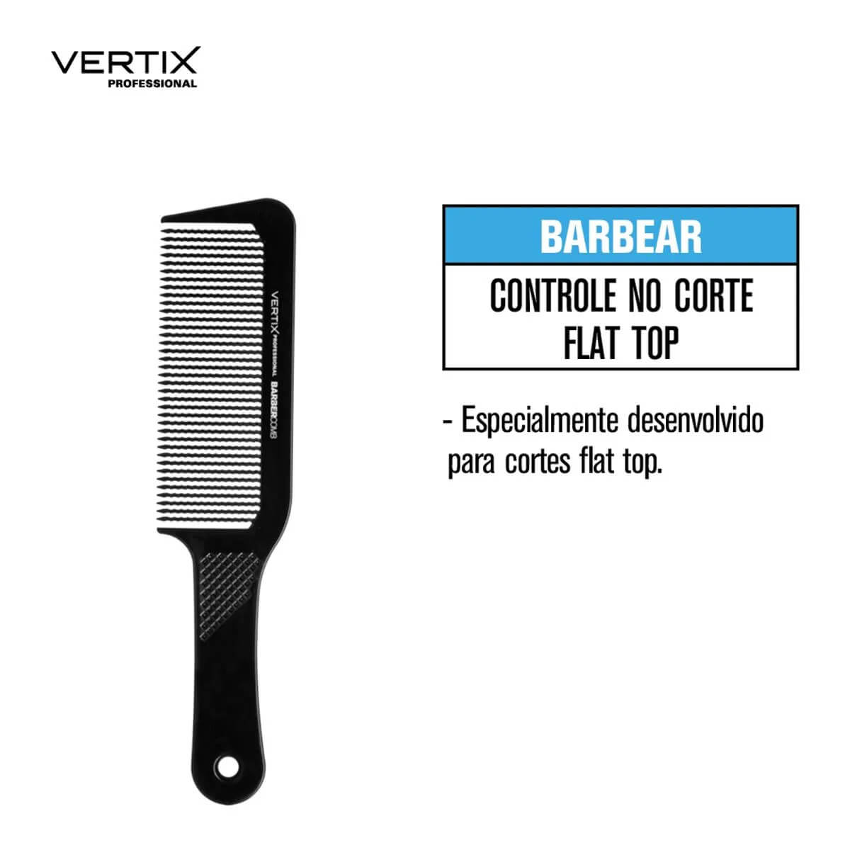 Pente Barber Pro Flat Top Ref 2387 Vertix