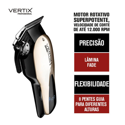 Máquina de Corte Profissional Sem Cabo Lithium X8900 Vertix