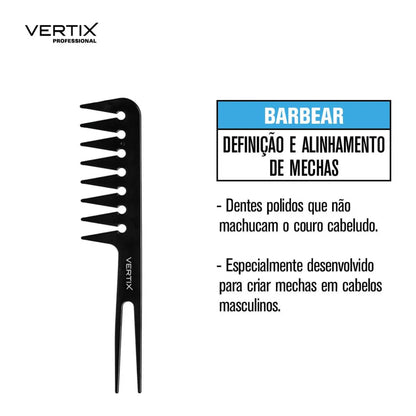 Pente Barber Pro Quiff Ref 2384 Vertix