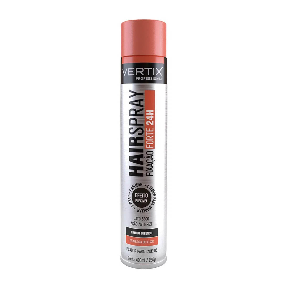 Hair Spray Vertix Forte 400ml – Fixação 24h e Jato Seco