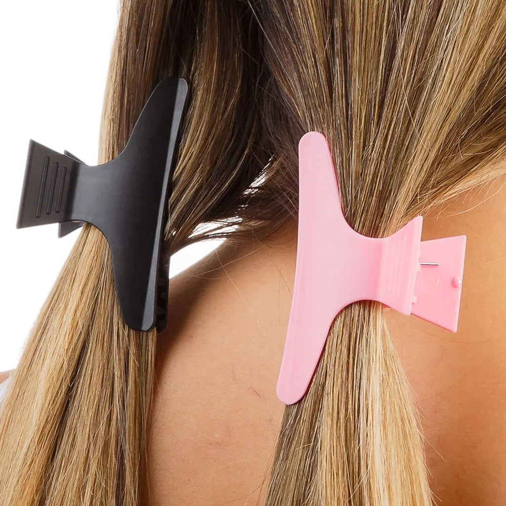 Piranha de Cabelo Vertix 80mm – Kit com 6 Unidades (Cores Sortidas)