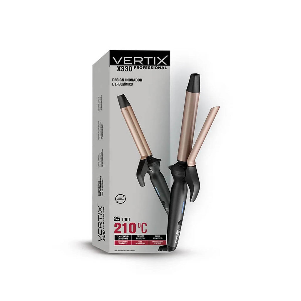 Modelador de Cachos Vertix Profissional X330 25mm Bivolt – Cachos Definidos 130mm