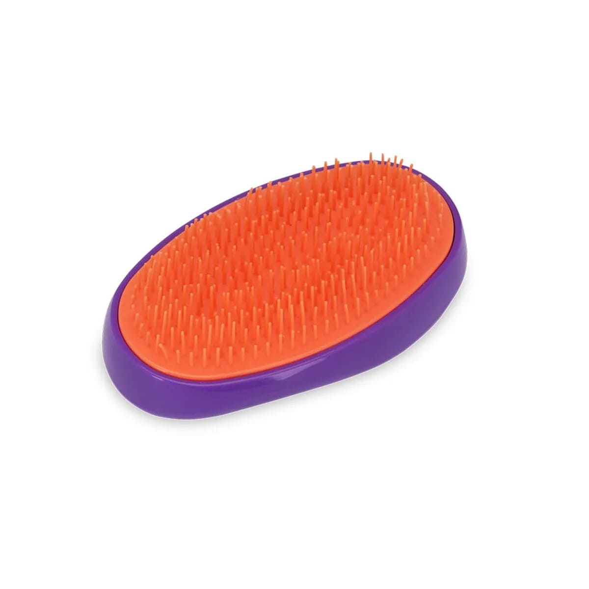 Escova de Cabelo Desembaraçadora Ricca Flex Pocket Roxa – Compacta e Sem Dor