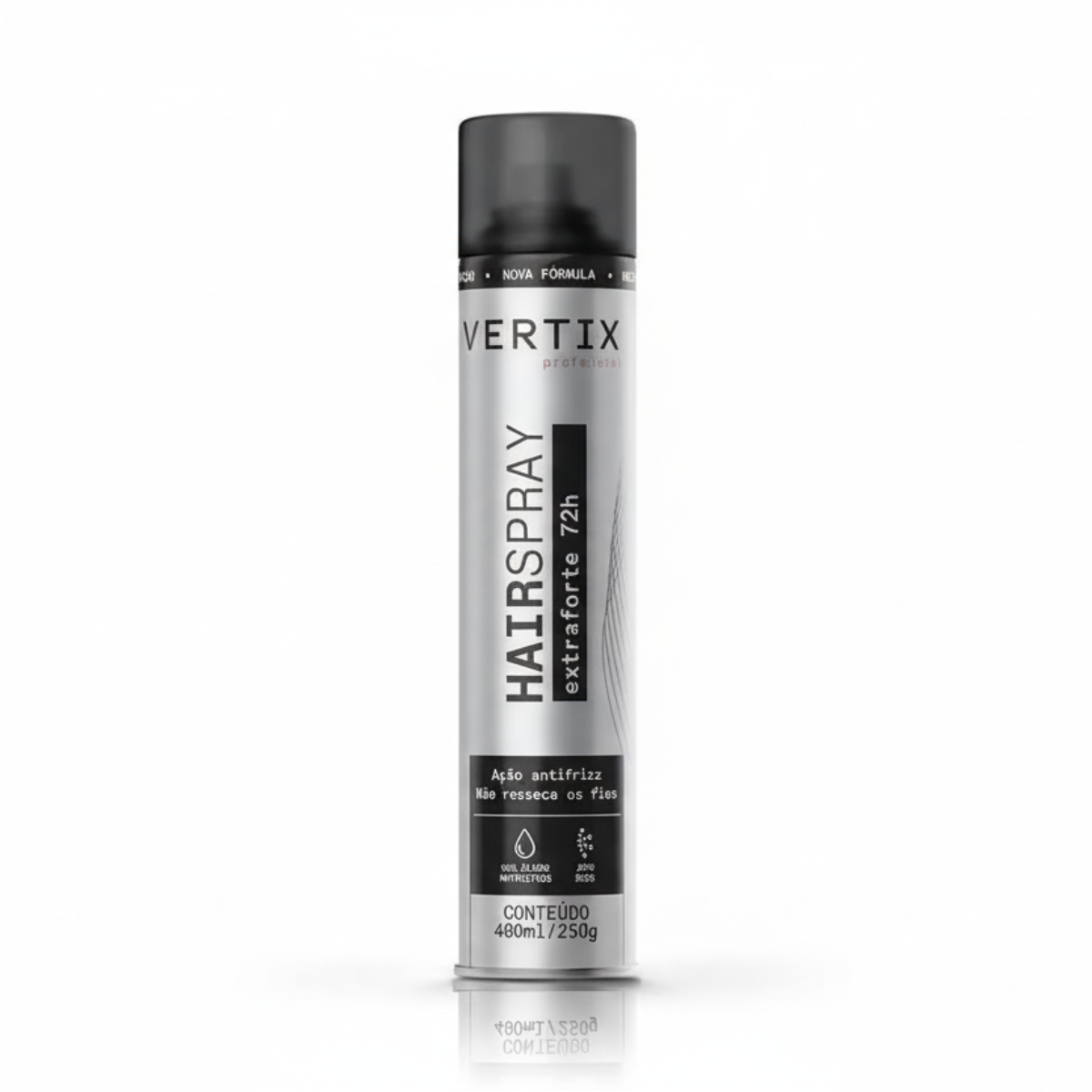 Hair Spray Vertix Extra Forte 400ml – Fixação 72h e Máxima Estruturação
