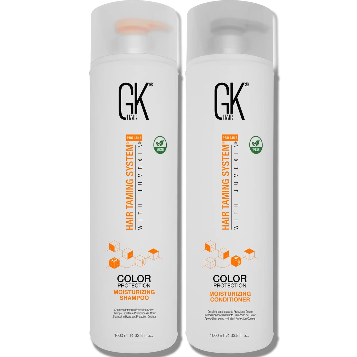Kit Profissional GK Hair Moisturizing Duo - Shampoo 1L + Condicionador 1L