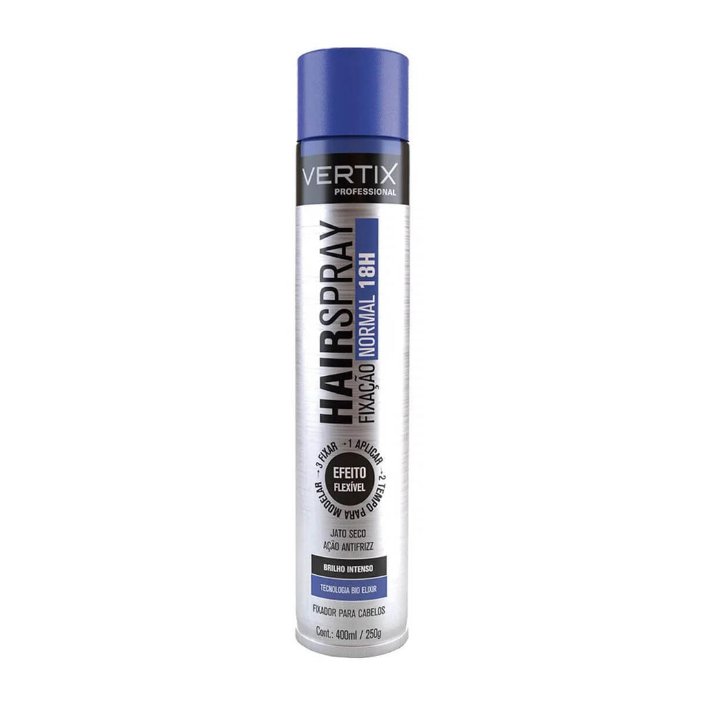 Hair Spray Vertix Normal 400ml – Fixação 18h e Jato Seco