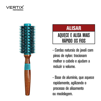 Escova Pro Liss Aluminum 25 Ref 1643 Vertix