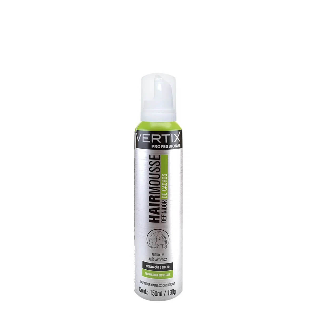 Mousse Definidor de Cachos Vertix 150ml – Definição e Proteção UV