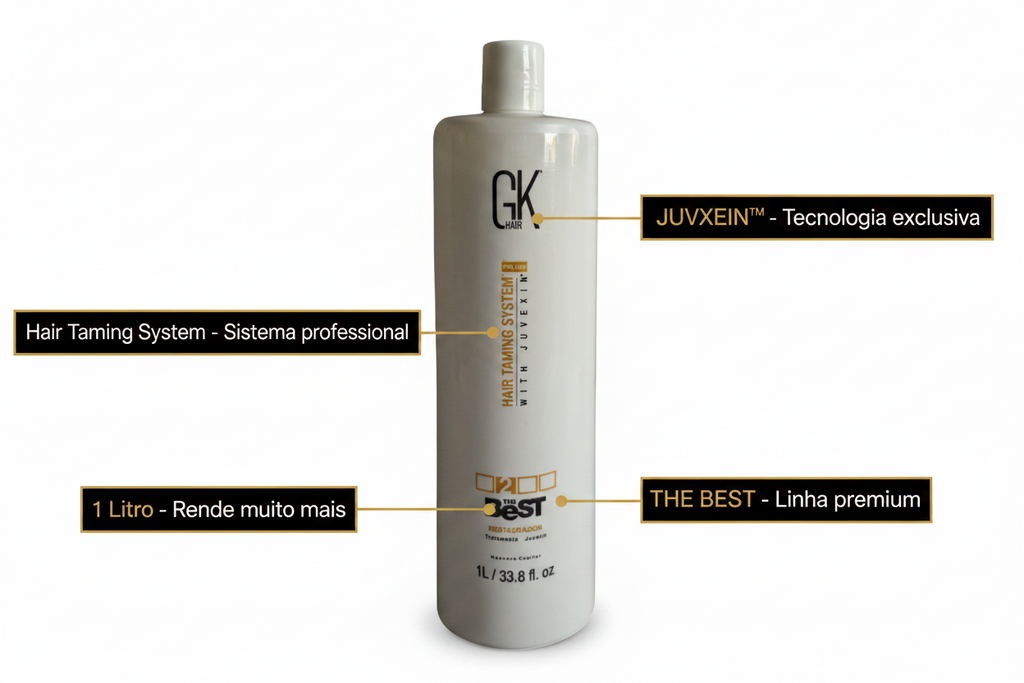Escova Progressiva GK Hair The Best Keratin - 1 Litro